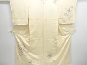 草花に宝尽くし模様一ツ紋訪問着